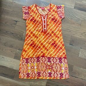 Zola Kids Red Orange Dress Size 2T 3T